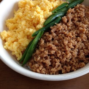 簡単♪三色丼